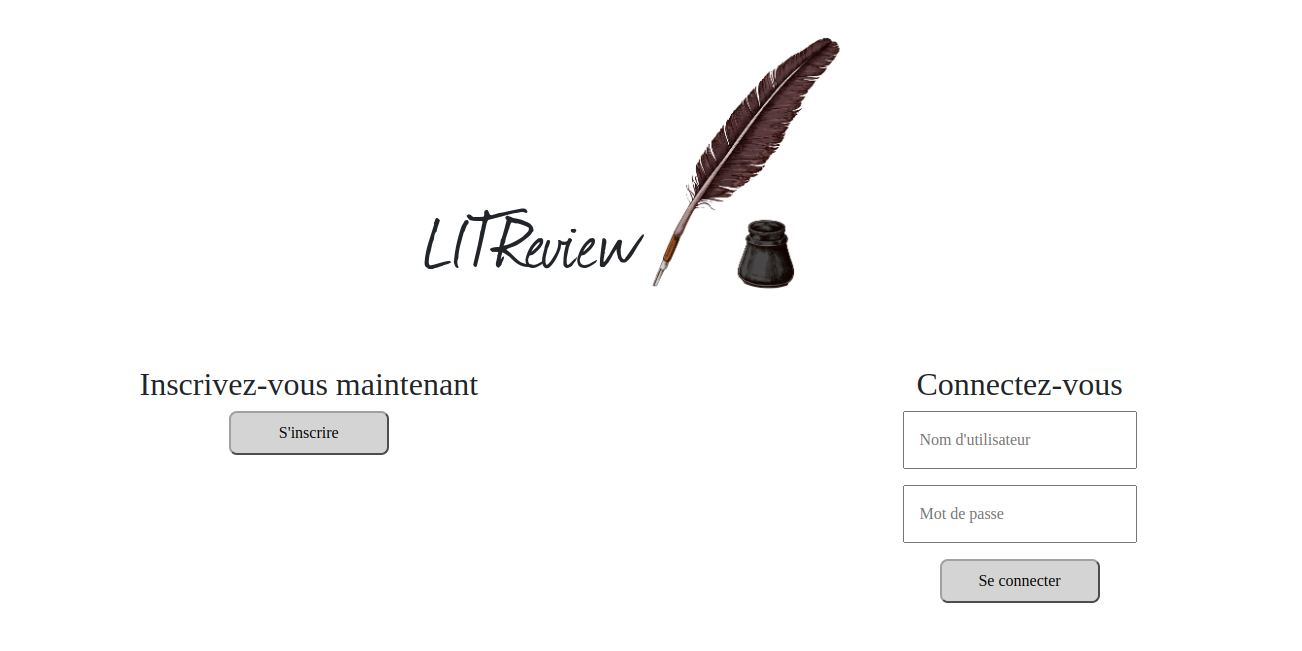 Page d'authentification